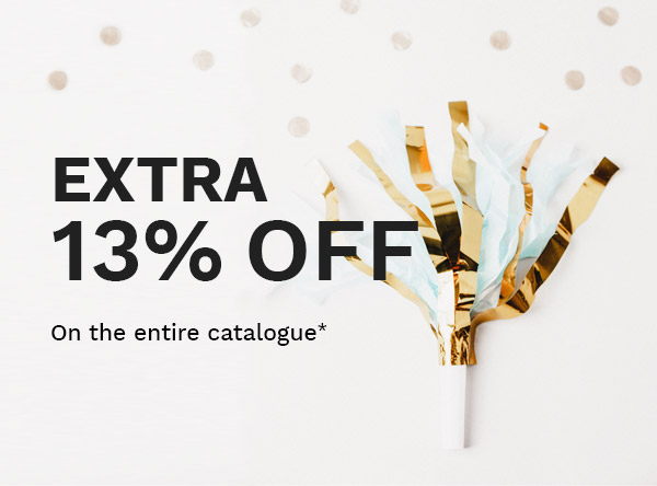 Extra 10% Off On the entire catalogue*